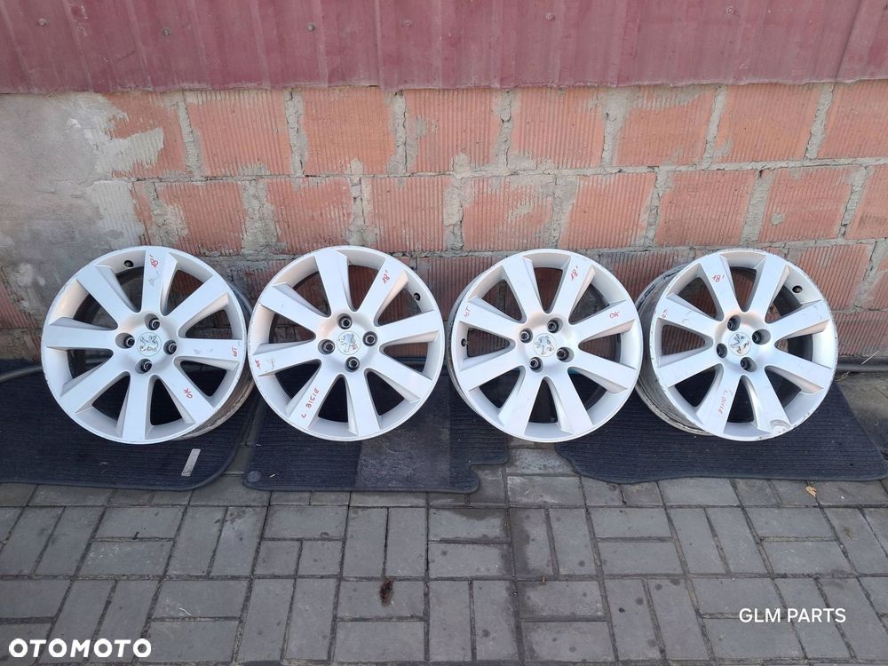 peugeot 5008 felgi aluminiowe 18" 4x108 et29 7j 9675496577 - 1