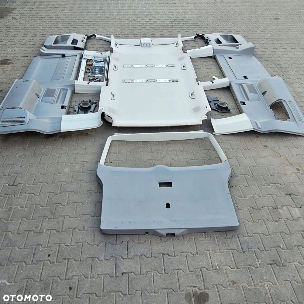 VW T5 T6 CARAVELLE KRÓTKA wnętrze podsufitka tapicerka słupek KOMPLET - 1