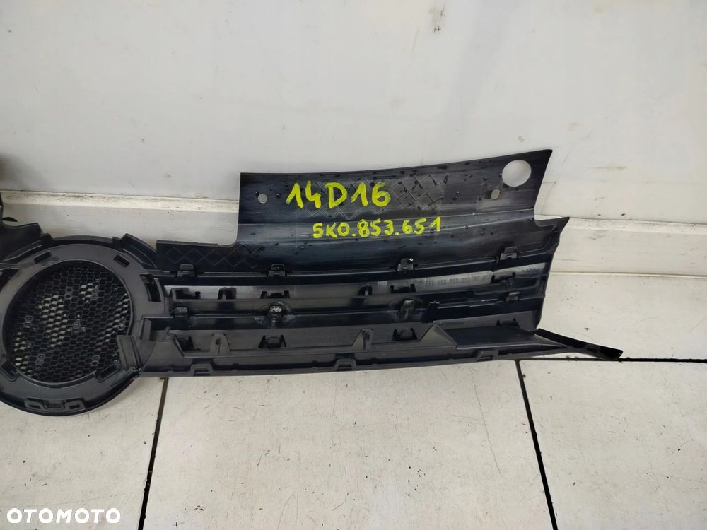 VOLKSWAGEN GOLF VI 09R- GRILL ATRAPA CHŁODNICY 5K0.853.651 - 7