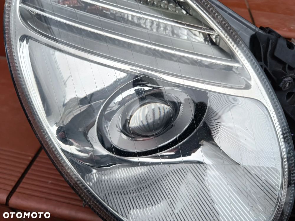 MERCEDES W211 LIFT LAMPA LEWA PRAWA PRZÓD PRZEDNIA BI XENON NIE SKRĘTNY EUROPA - 7