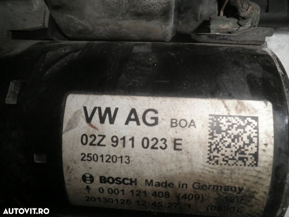 Electromotor VW Scirocco, Golf 6, 1.4 TSI 02Z911023E - 3