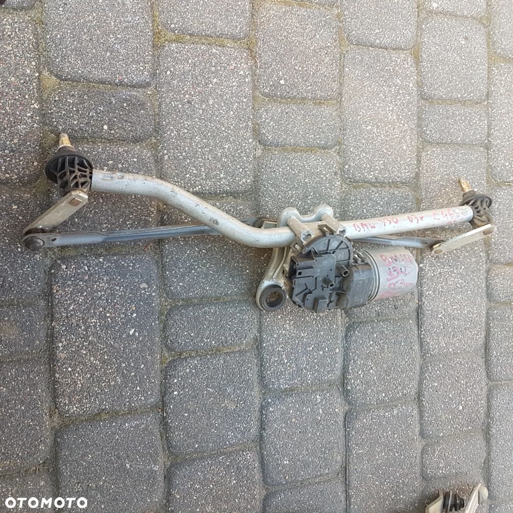mechanizm ramiona cięgna cięgno trzpień frez wycieraczek silniczek  BMW 3 E90 E91 E92 E93 e46 e46 lift ORYGINAL JAK NOWY nie wypracowane - 21