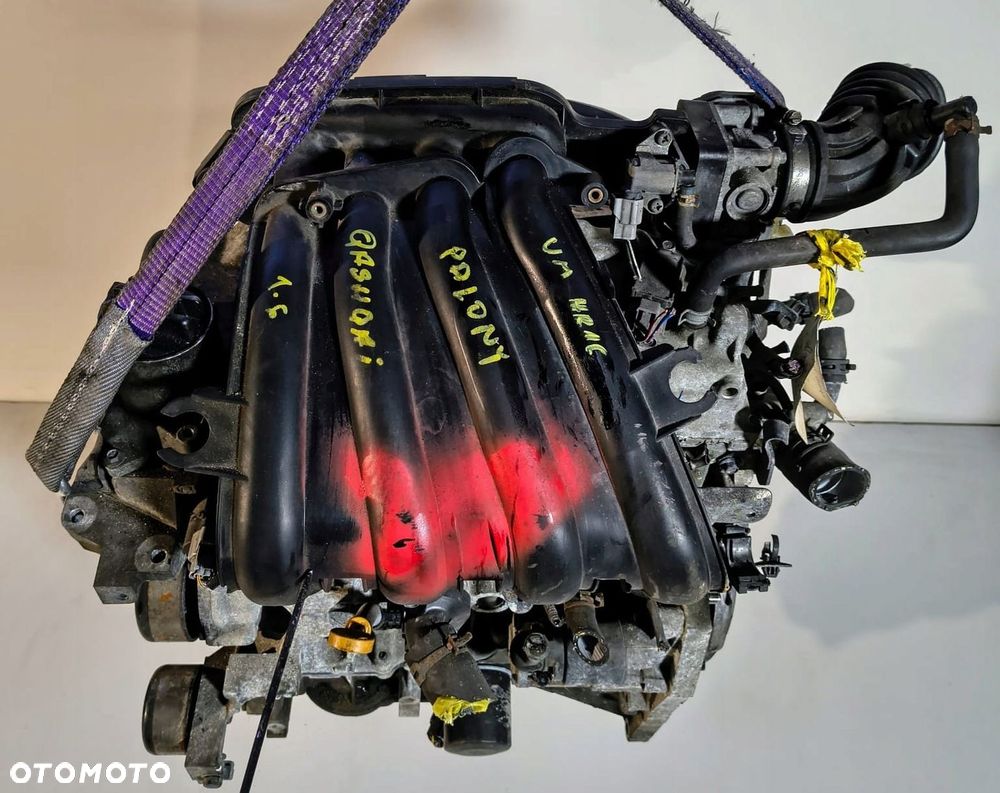 SILNIK KOMPLETNY NISSAN QASHQAI J10 1.6B 16V, HR16 - 1
