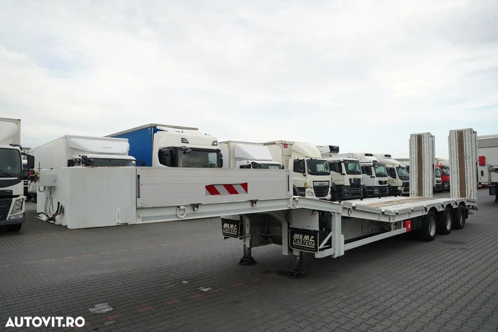 Altul REMORCA AUTO AMC CASTERA / ÎNCĂRCARE JOSĂ / 13,5 M / TABEL HIDRAULIC / TABELE HIDRAULICE / AX DE DIRECȚIE / TRONCIU - 5