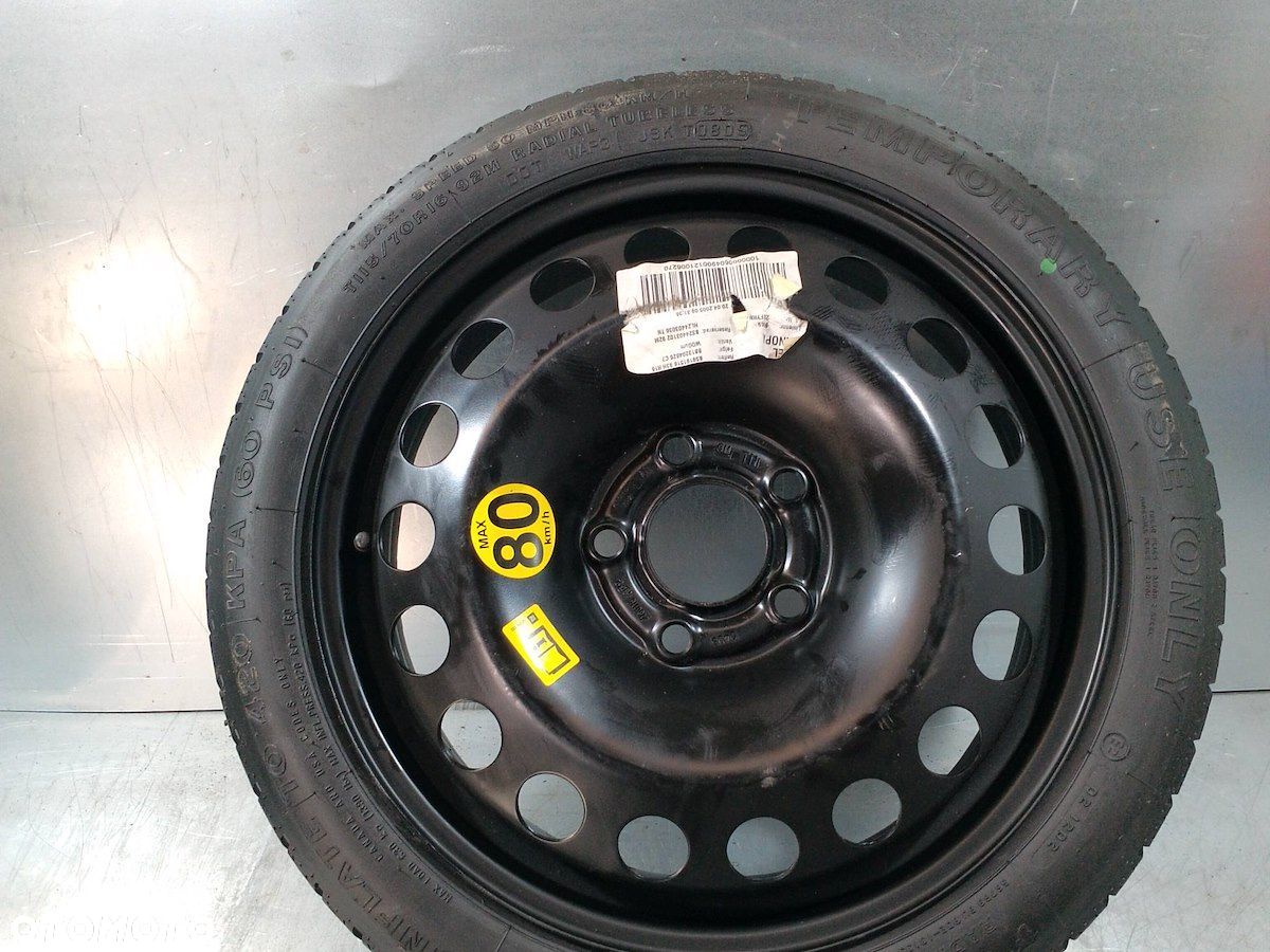 KOŁO DOJAZDOWE 16 OPEL VECTRA C 115/70 R16  92M - 1