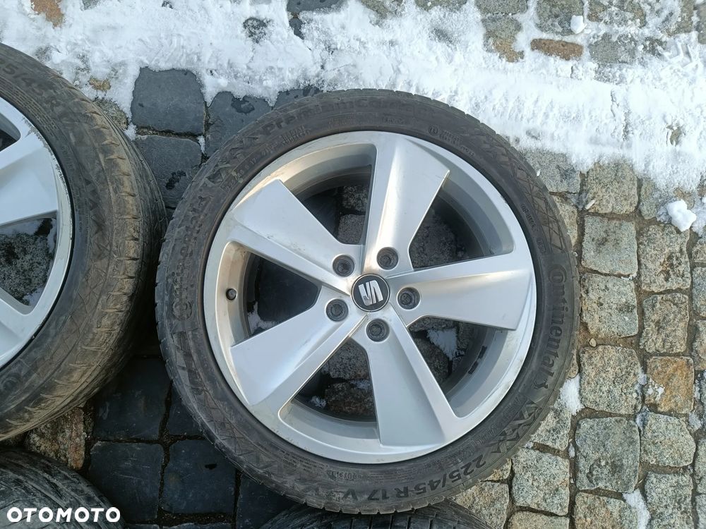 Felgi Aluminiowe 17 Seat Leon 5x112 7,5Jx17 H2 ET51 Skoda VW Audi 5F0601025B - 9