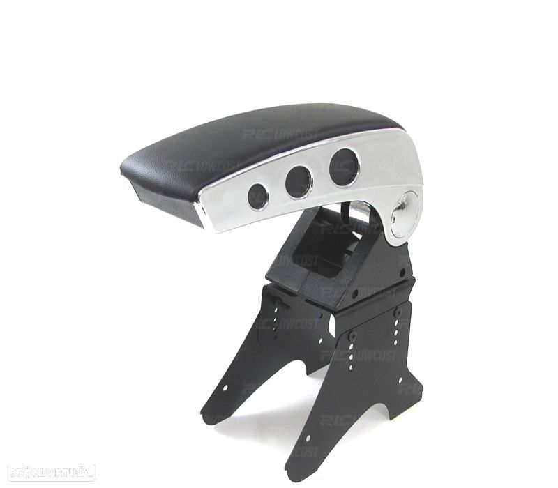 APOIO DE BRAÇO UNIVERSAL CROMADO E PRETO - 1