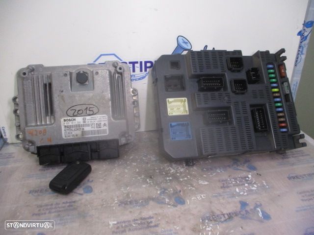 Centralina 9664257580  0281013332  9663798480   CITROEN C4 2008 1.6HDI 90CV 5P CINZA BOSCH - 1