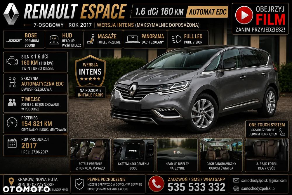 Renault Espace 1.6 dCi Energy Initiale Paris EDC 7os - 2