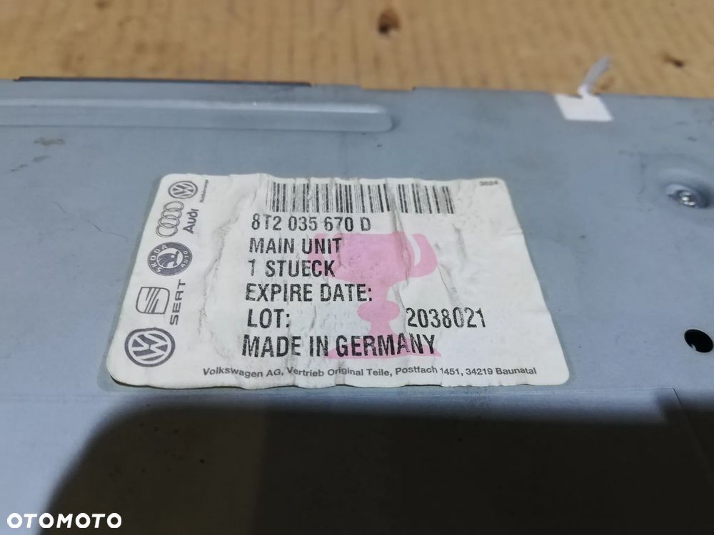 8T2035670D JEDNOSTKA MMI AUDI A4 A5 Q5 - 4