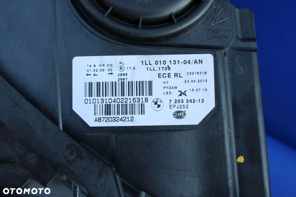 Komplet 2 x Reflektor prawy+lewy reflektory lampy lampa lewa prawa kpl BMW F10 F11 wersja angielska - 12