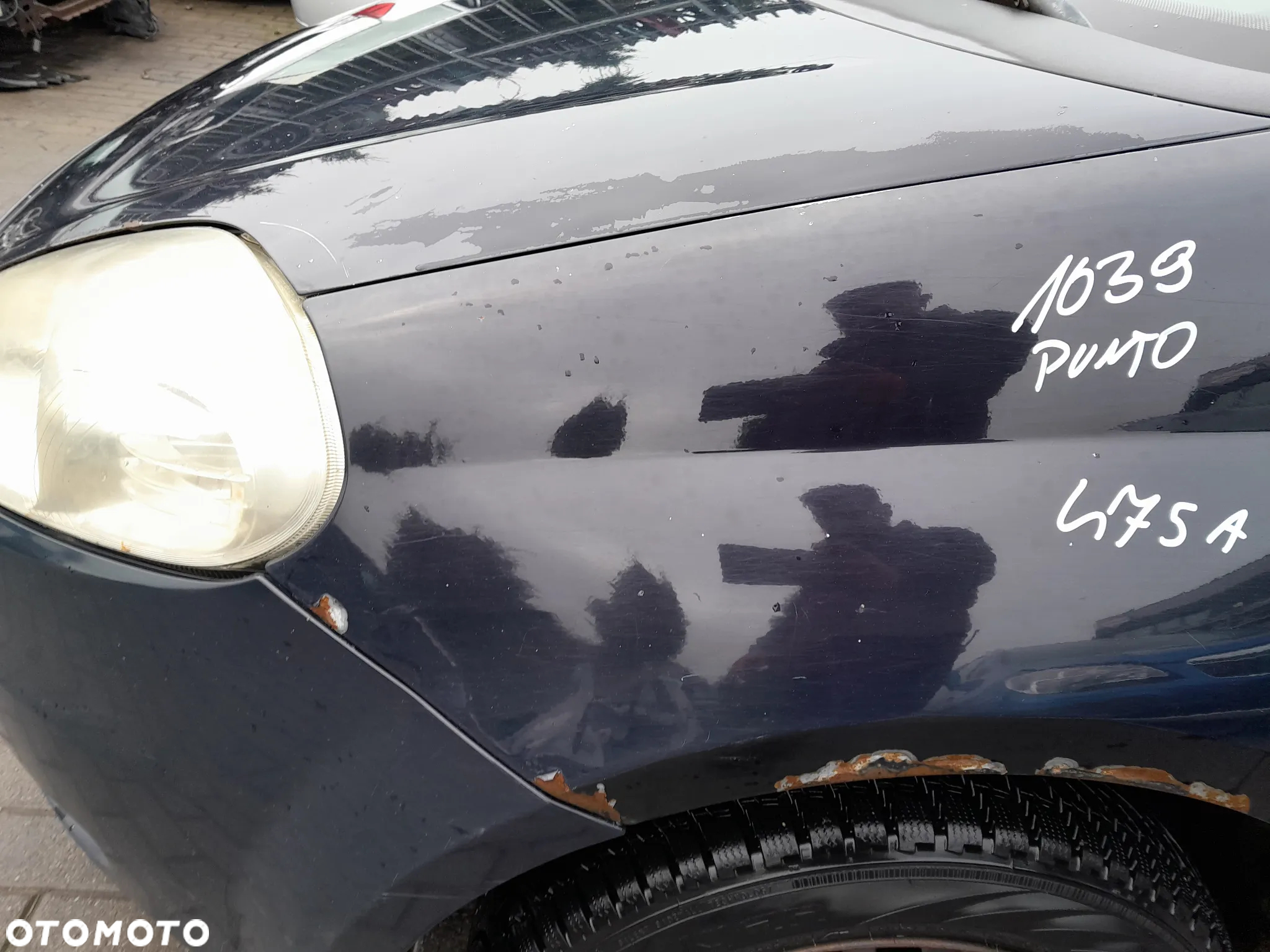FIAT GRANDE PUNTO BŁOTNIK LEWY PRZEDNI LEWY PRZÓD - 2