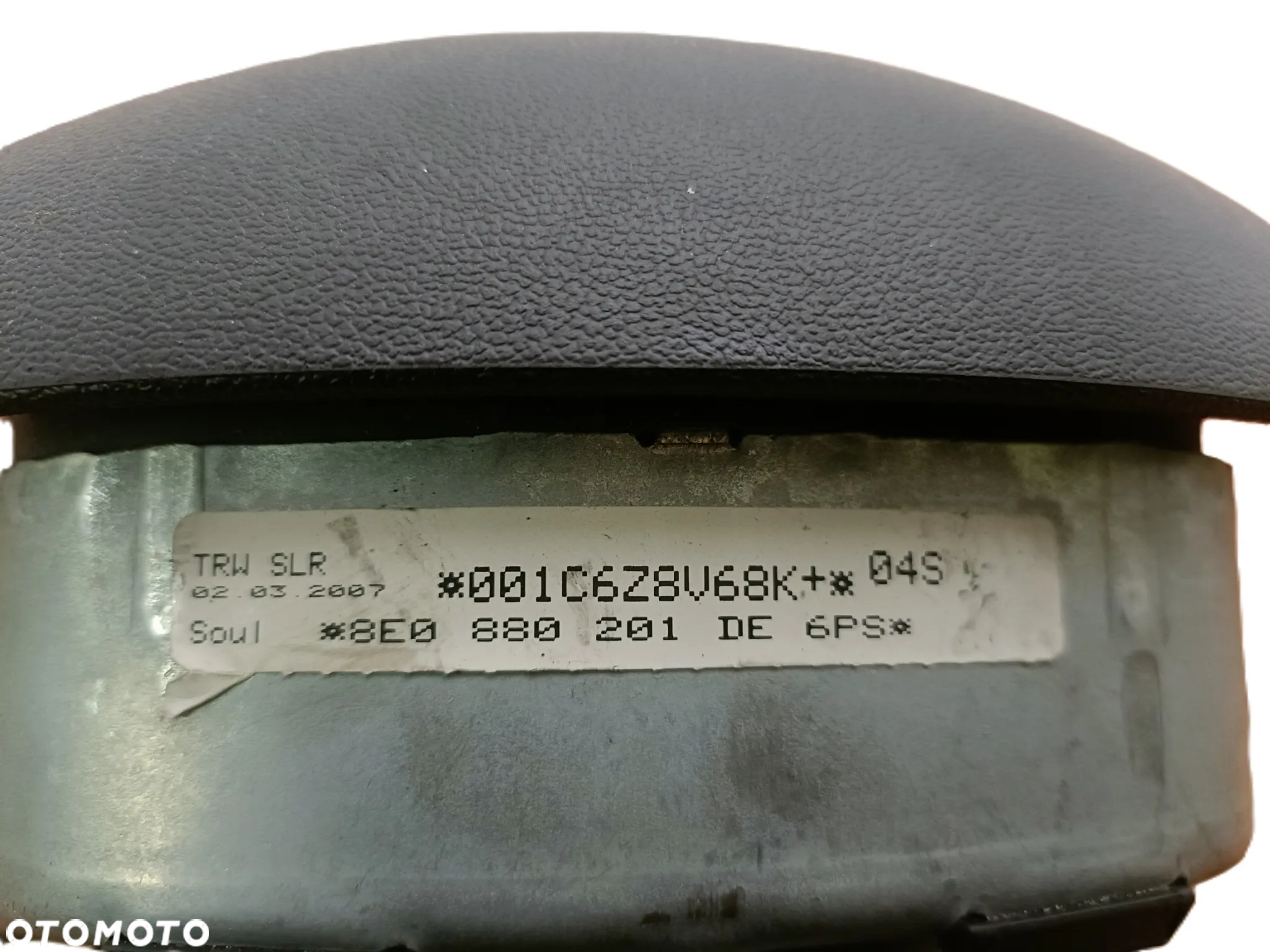 AUDI A4 B7 04-07 PODUSZKA POWIETRZNA AIRBAG KIEROWCY KIEROWNICY EU 8E0880201 * - 4
