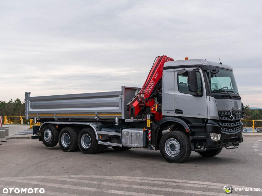 Mercedes-Benz AROCS 3643 8x4 Fassi F235A.2.23 E-dynamic Żuraw Wywrotka - 11