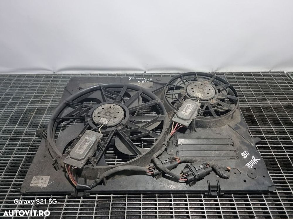Electroventilator Volkswagen Touareg 7L 2.5 TDI 2003 - 2006 174CP Automata (550) Diesel ... - 2