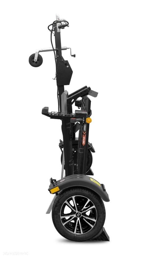Lorries Przyczepa MT-2 BLACK EDITION na dwa MOTOCYKLE, QUADA światła LED czarna SKŁADANA - 5