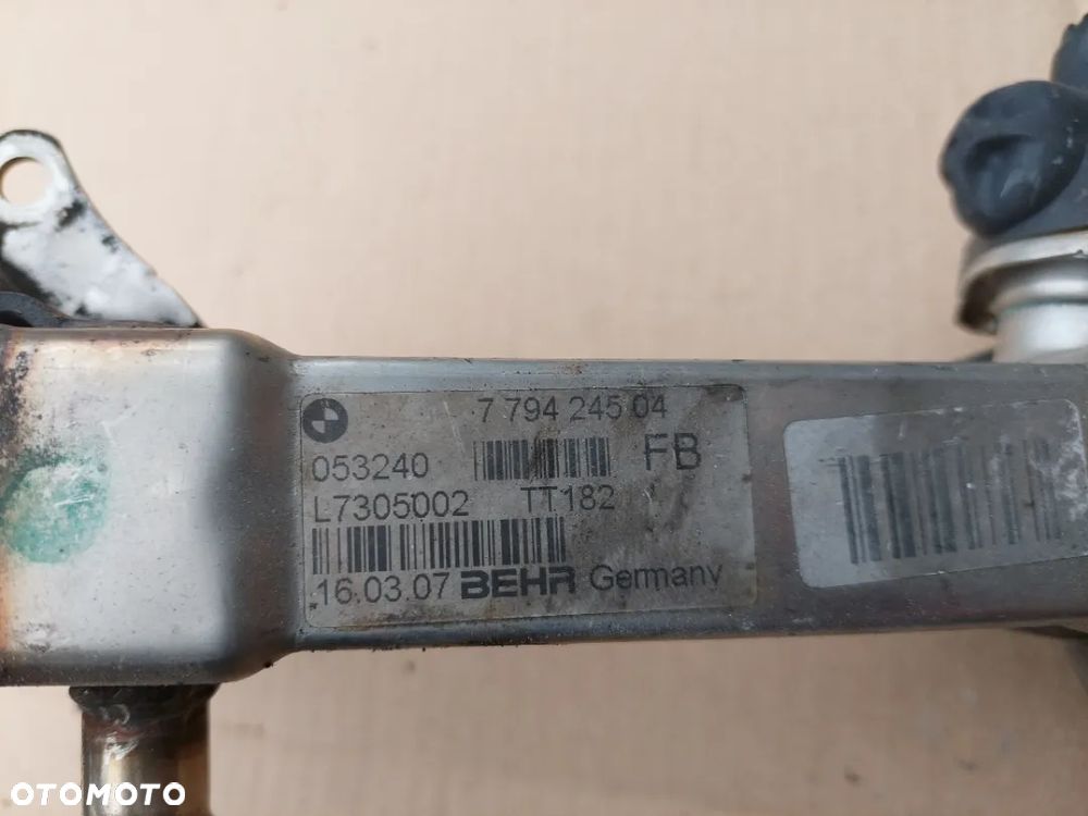 BMW E87 E90 X3 CHŁODNICZKA EGR SPALIN 7794245 RAF AUTO CZESCI BMW - 3