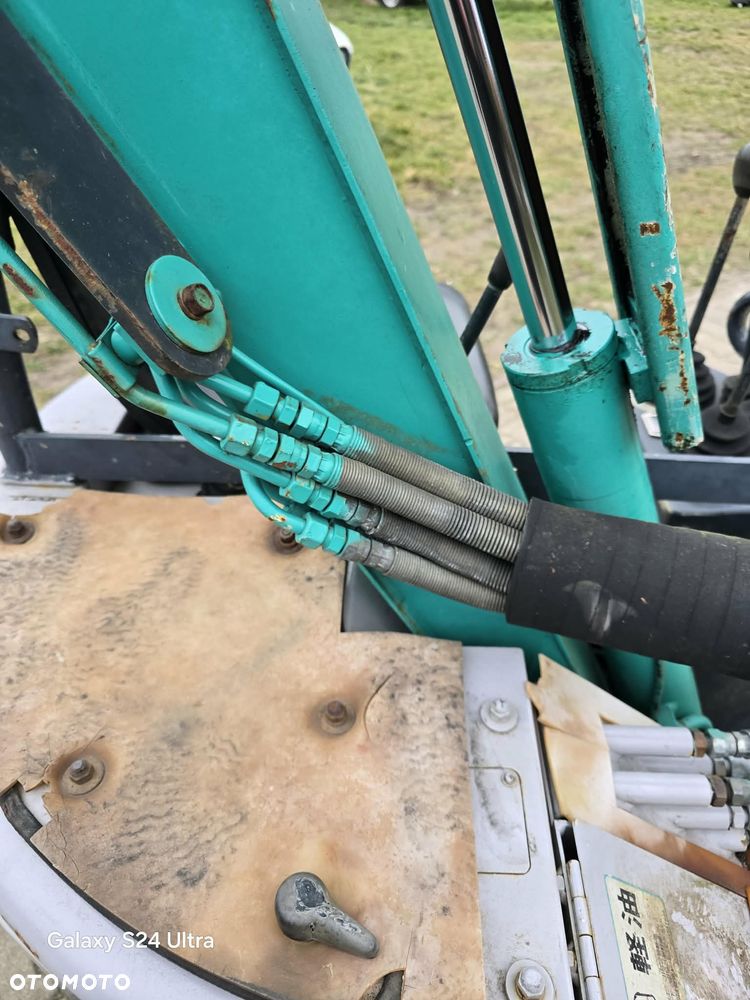 Kubota IHI is9ux Japonska minikoparka Oryginalna po serwisie 1 tona 1653 moto godziny Yanmar Film - 15