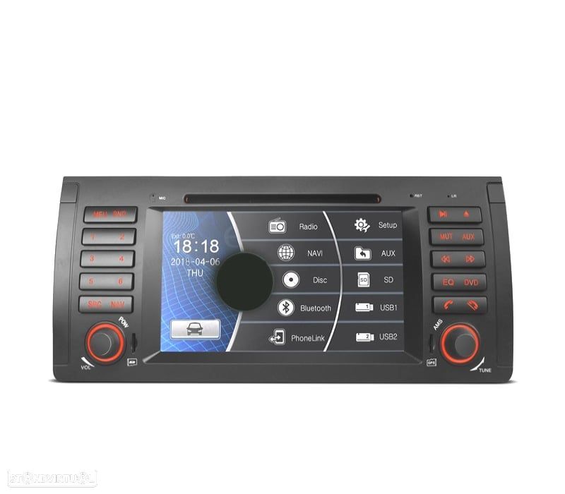 AUTO RADIO 2DIN 7" PARA BMW X5 E53 99-06 SERIE 5 E39 95-03 USB GPS TACTIL HD - 1
