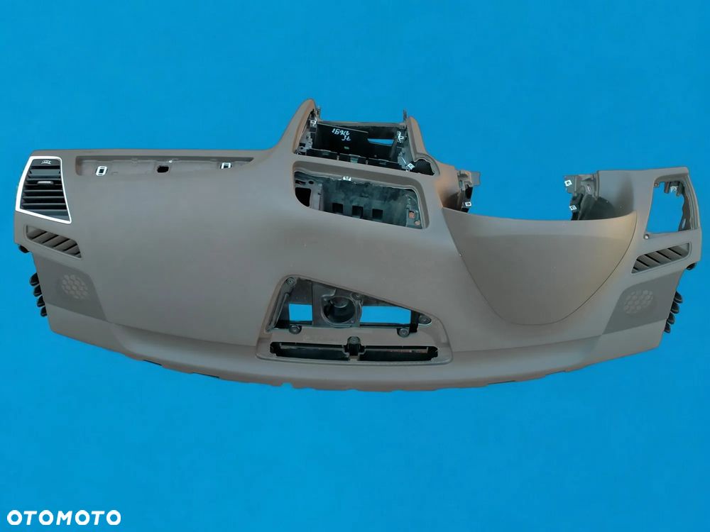 AUDI Q5 8R LIFT / KONSOLA BRĄZOWA BEŻOWA / DESKA / AIRBAG / PASY / ORYGINAŁ - 11