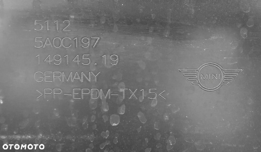 MINI COUNTRYMAN 3 III U25 2023 - zderzak spoiler tył ORYGINAŁ OE - 8