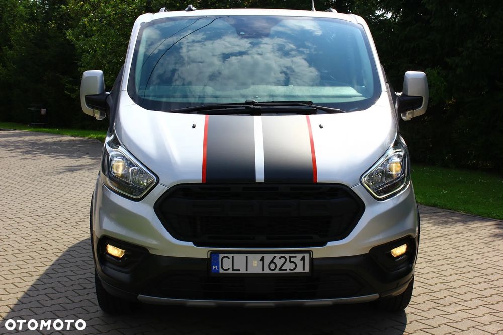 Ford TRANSIT CUSTOM TRAIL 2.0 TDCI 131KM 3 OSOBOWY NAVIGACJA KAMERA FELGI FULL OPCJA STAN PERFEKT FV23% - 25