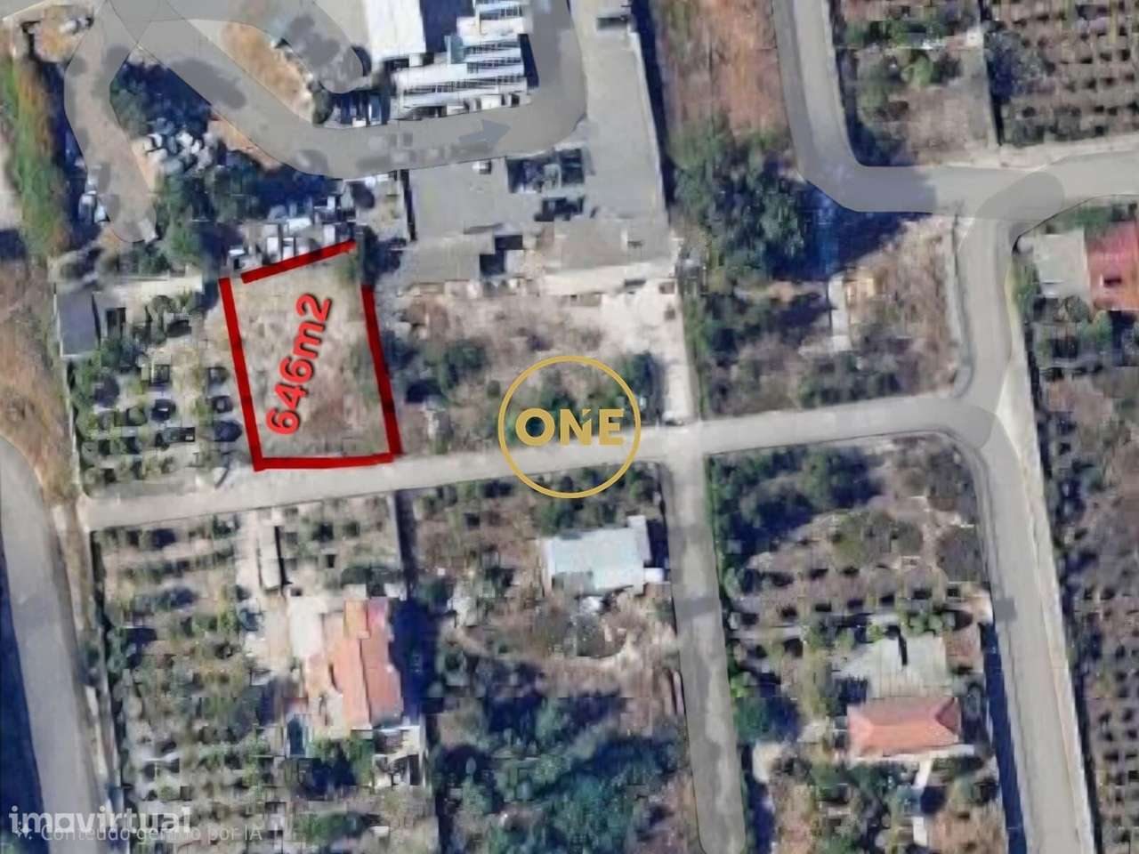 Terreno Urbano com 646m2 para construção de moradia Isolada - Grande imagem: 2/2