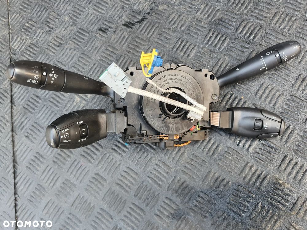 Peugeot 307 Zestaw przełączników kierunkowskazów, świateł i wycieraczek 96638787XT - 1