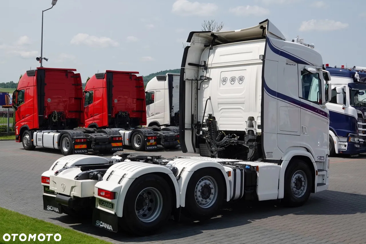 Scania S 500 / 6x2 / PUSHER / RETARDER / KLIMA POSTOJOWA  / PRZÓD NA PODUSZKACH  / OS PODNOSZONA i SKRĘTNA / DMC  70 000 KG  / OPTICRUISE + SPRZĘGŁO / EURO 6 / PO KONTRAKCIE SERWISOWYM - 7