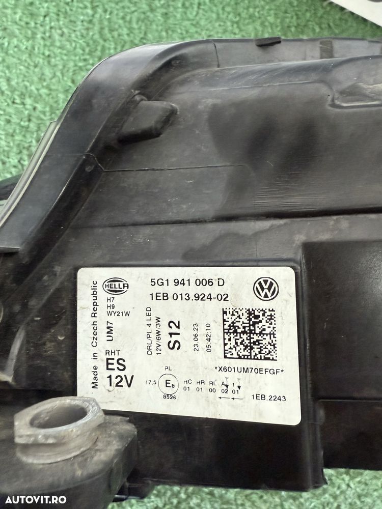 Far dreapta vw volkswage Golf 7 halogen - 7