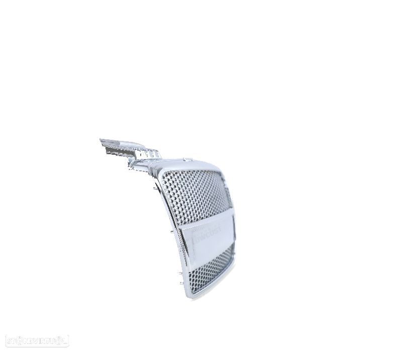 GRELHA FRONTAL AUDI A4 B7 04-09 LOOK S LINE CROMADO - 2