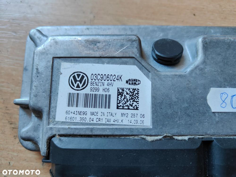 Sterownik silnika Volkswagen Golf V 03C906024K - 6