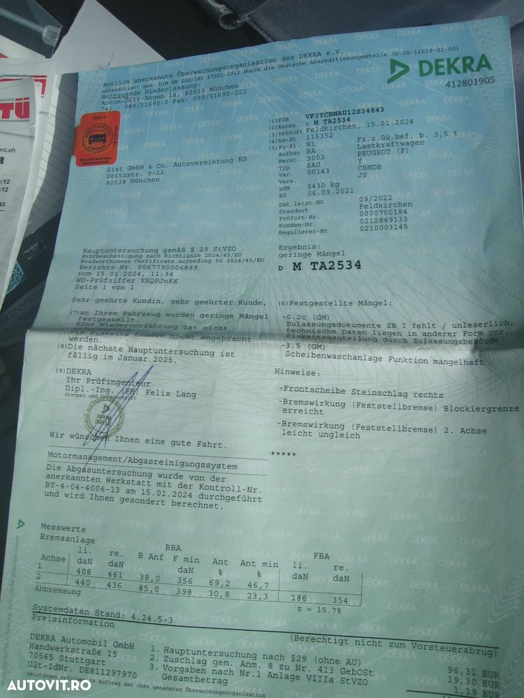 Peugeot BOXER KOFER CU LIFT DHOLLANDIA, AC. EURO VI. - 21