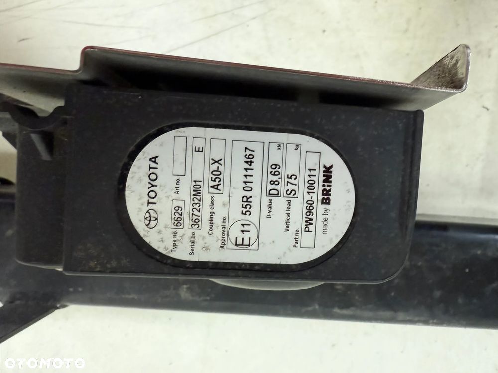 Hak holowniczy belka + okablowanie + kula - kompletny Toyota PW960-10011 - oryginalny - 8