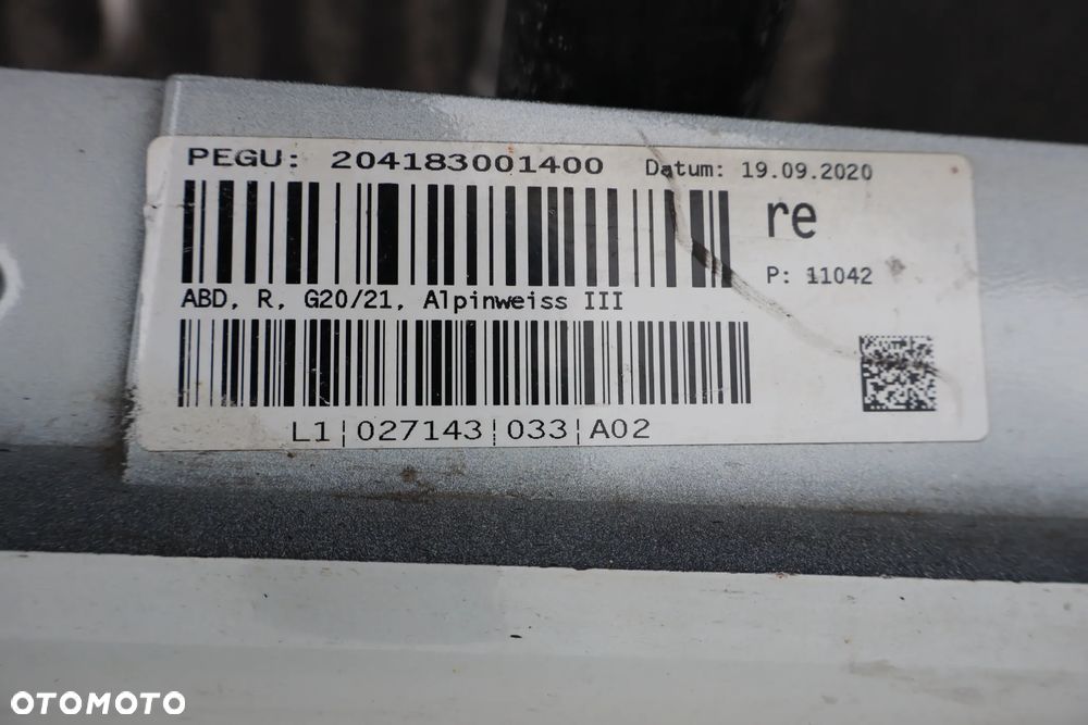 PRÓG NAKŁADKA LISTWA PROGOWA PRAWA BMW 3 G20 G21 SPORTLINE 51127428032 7428032 2018-2022 - 15