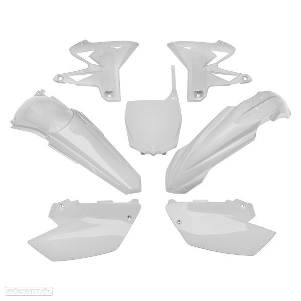 kit plasticos ufo restyling branco yamaha yz 125 / 250 - 1