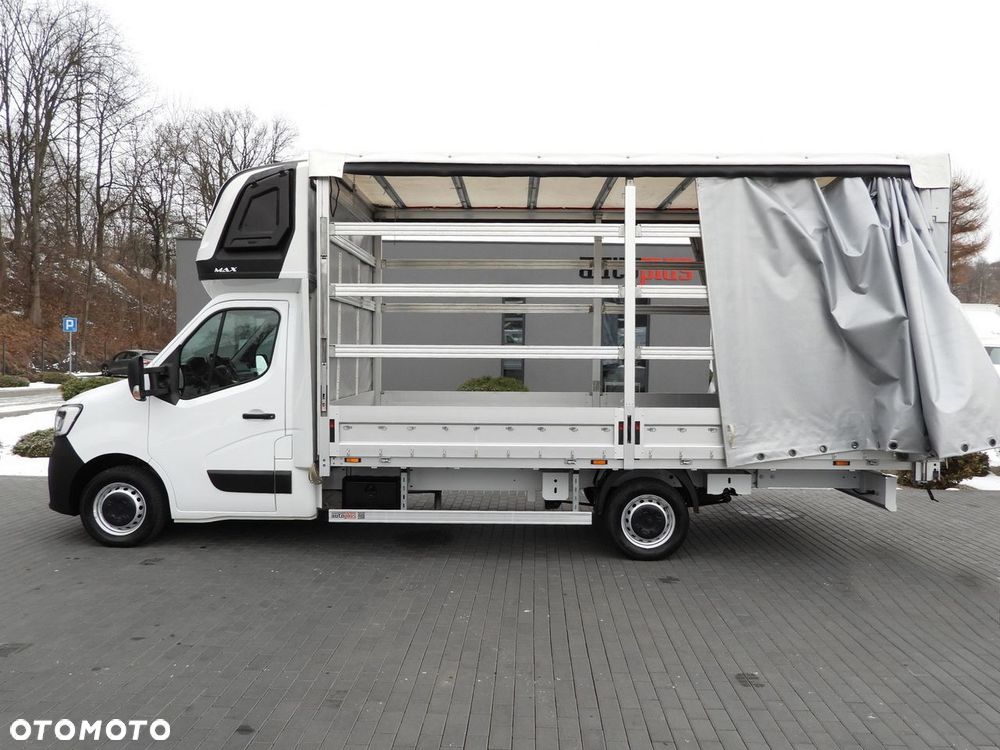 Renault MASTER PLANDEKA 10 PALET WEBASTO TEMPOMAT LEDY PNEUMATYKA KLIMATYZACJA  165KM - 9