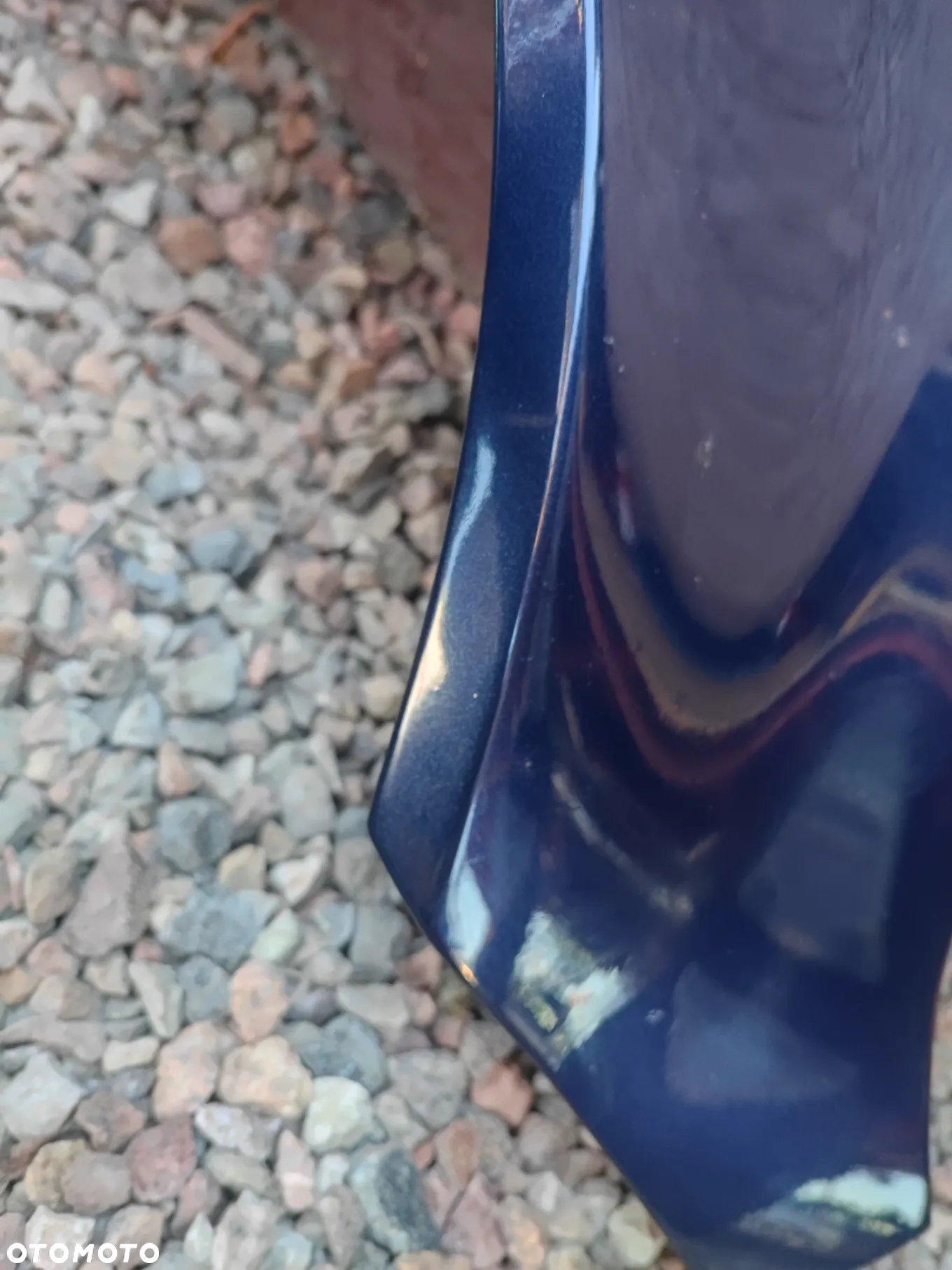 BMW E46 SEDAN / TOURING BŁOTNIK PRZEDNI PRAWY LIFT W KOLORZE ORIENTBLAU METALIC 317 O NR.  41 35 7 042 324 OEM W DOBRYM STANIE - 12