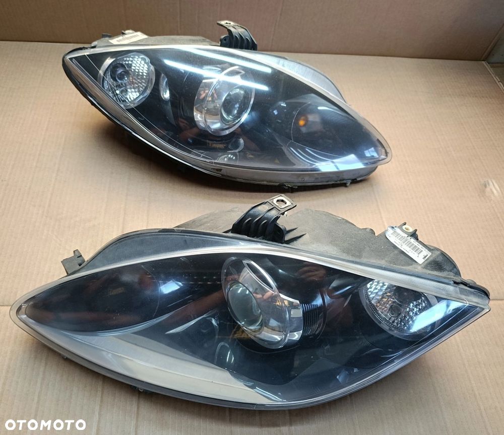 Altea lampa przednie przód bi xenon skrętny LIFT stan bdb bez uszkodzeń kompletna z przetwornicami żarówkami itp EUROPA - 1