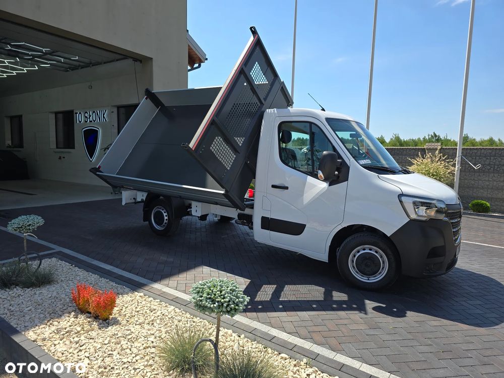 Renault MASTER 17Km WYWROTKA 3 STRONNA 1011Kg Ładowność SILNIK 2,3 AUTO NIE UŻYWANE NA GWARANCJI STAN NOWY NOWY NOWY SALON POLSKA TO SŁONIK BOGATE WYPOSAŻENIE HAK LEDY KLIMA TEMPOMAT - 3