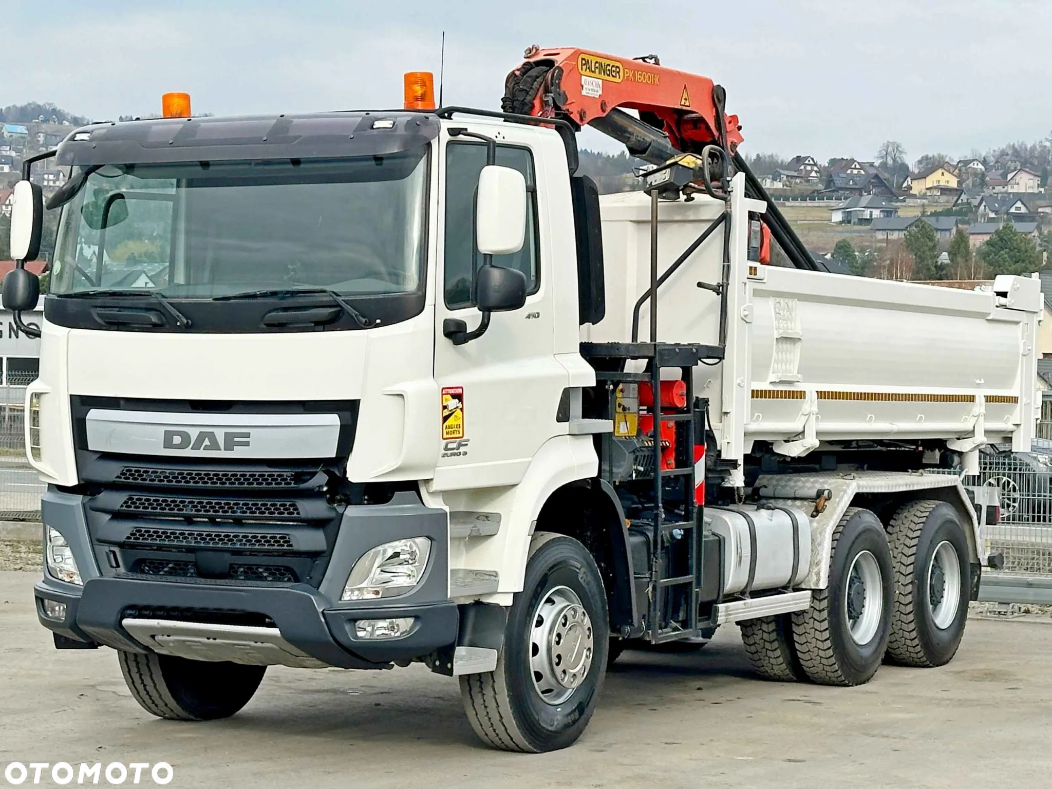 DAF CF 410 * Wywrotka 4,90 m + PK 16001 - K B * 6x4 * STAN BDB - 5