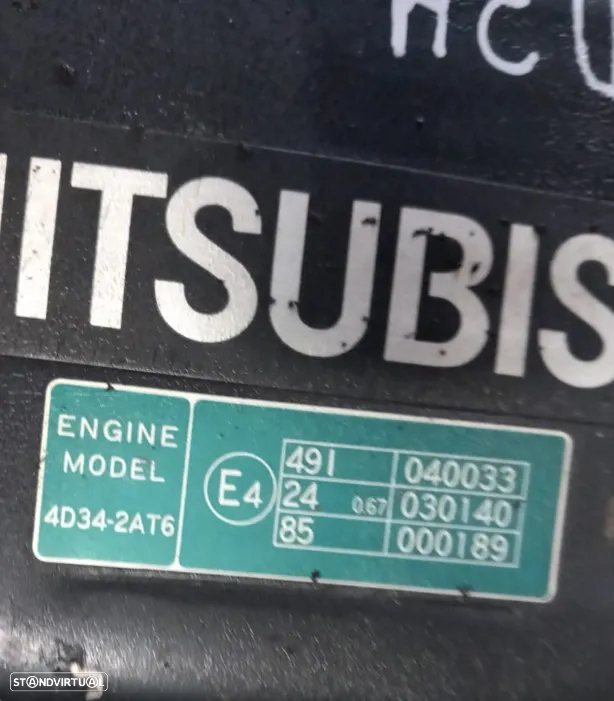 Motor Mitsubishi Canter 3.9 TDI Ref: 4D34-2AT6 - 5