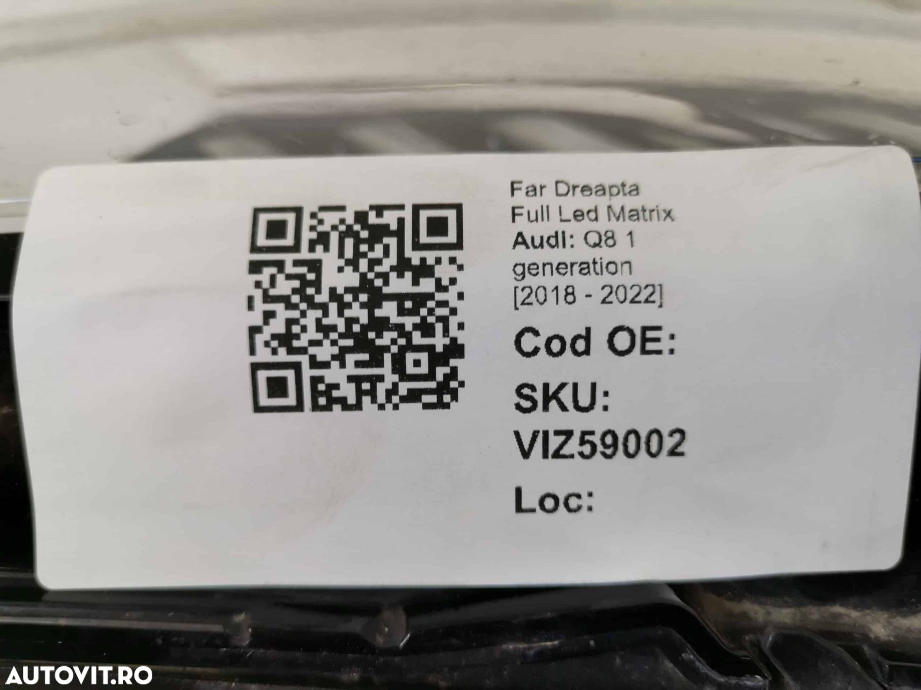 Far Dreapta Full Led Matrix Audi Q8 1 generation [2018 - 2022] Origina - 8