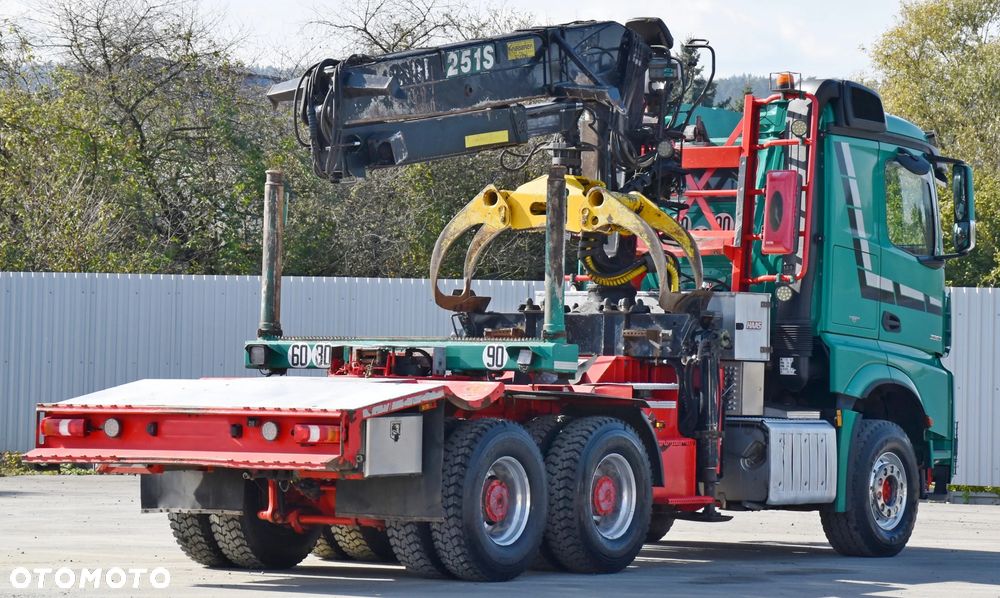 Mercedes-Benz AROCS 3363 * DO TRANSPORTU DREWNA * LOGLIFT F 251S / 6x4 - 8