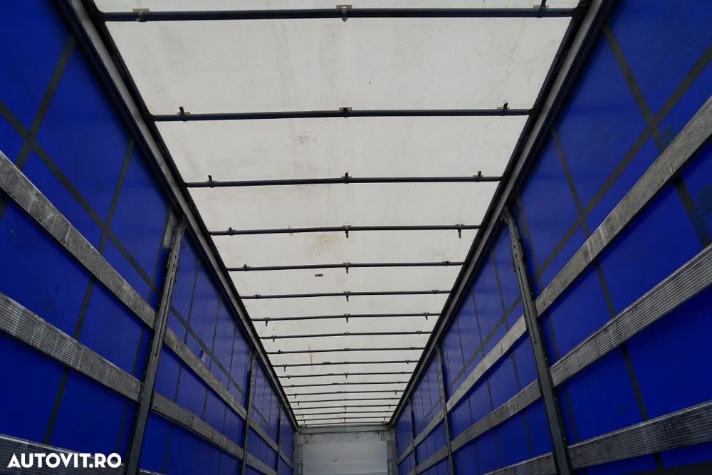 Schmitz Cargobull CARGOBULL / CORTINĂ / STANDARD / AXĂ RIDICATĂ / ACOPERIȘ RIDICAT / COȘ PENTRU PALEȚI / - 17