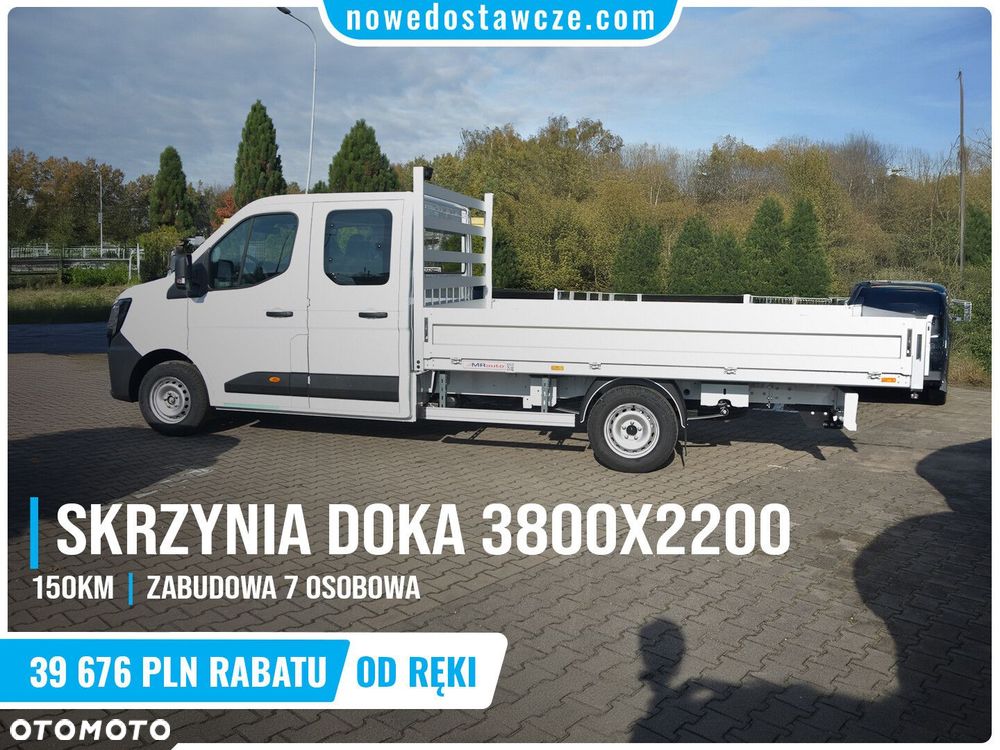 Renault Master 2.0 150KM Skrzynia Doka Brygadówka 3800x2200 - 2