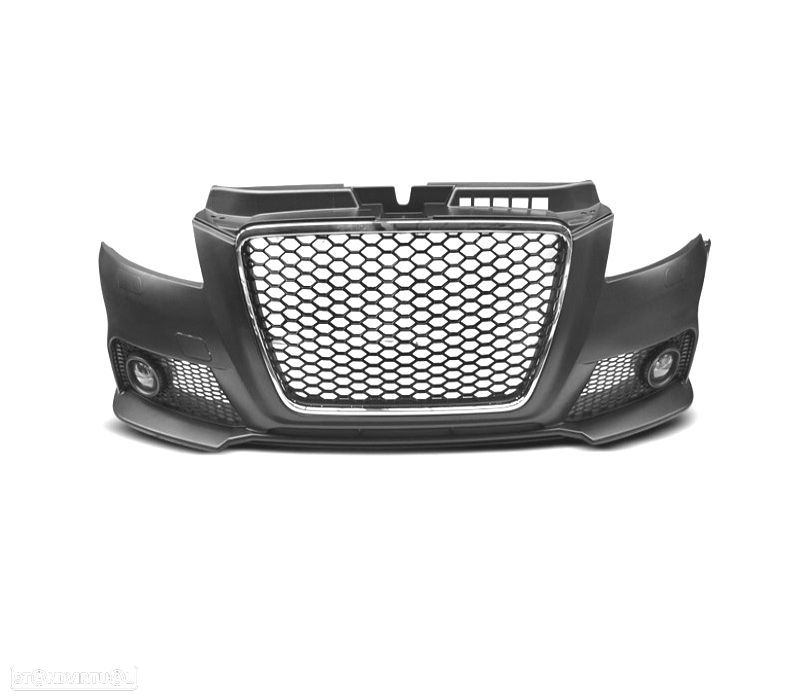 PARA-CHOQUES FRONTAL AUDI A3 8P 08-12 LOOK RS3 CROMO SRA - 1