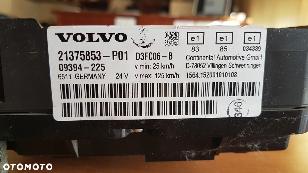 LICZNIK ZEGARY 21375853-P01 VOLVO FL FE - 3