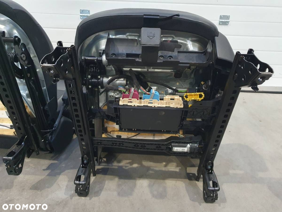 FOTELE KANAPA BOCZKI KOMPLET PÓŁ SKÓRA CZARNE EU ELEKTRYCZNE MERCEDES W246 - 18