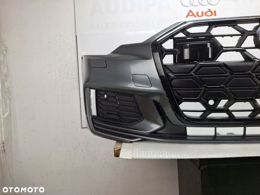 ZDERZAK AUDI A6 C8 4K 4K0 BLACK EDITION 2018-2025 GRILL ATRAPA LIFT S-LINE - 3